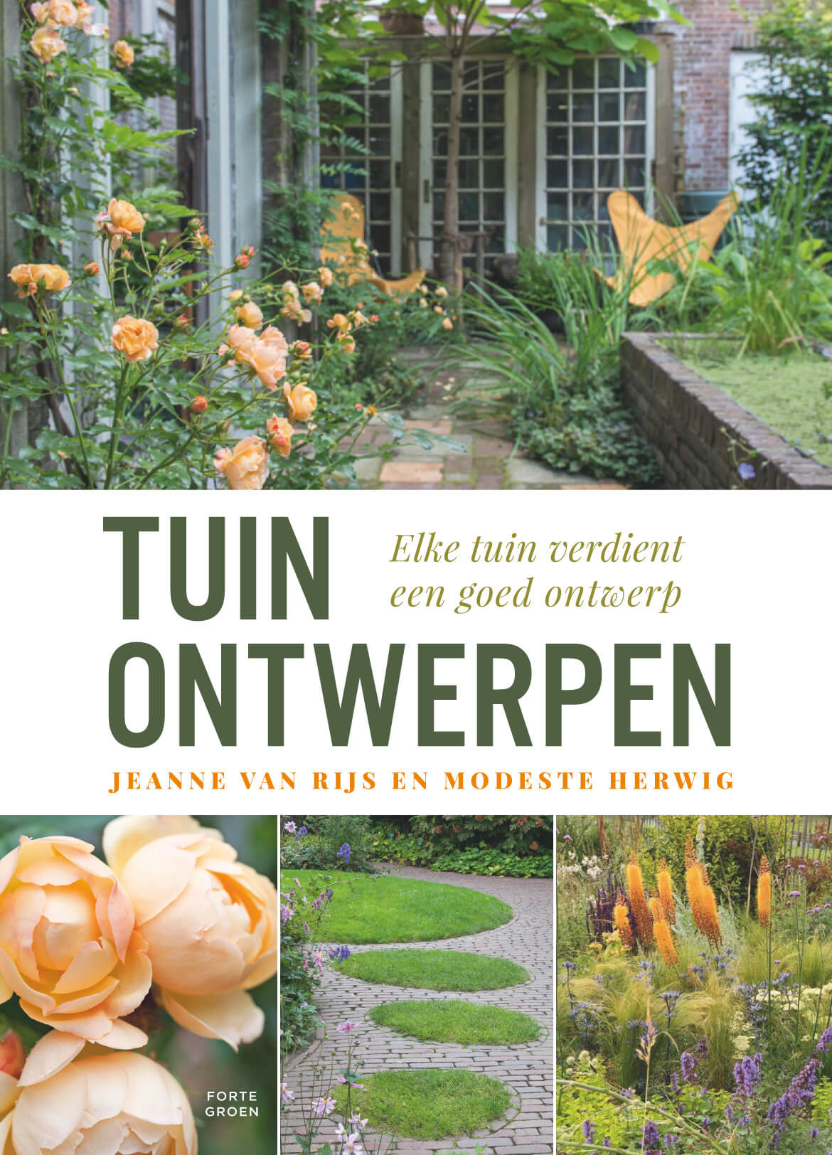 Tuinontwerpen boek cover - Jeanne van Rijs en Modeste Herwig